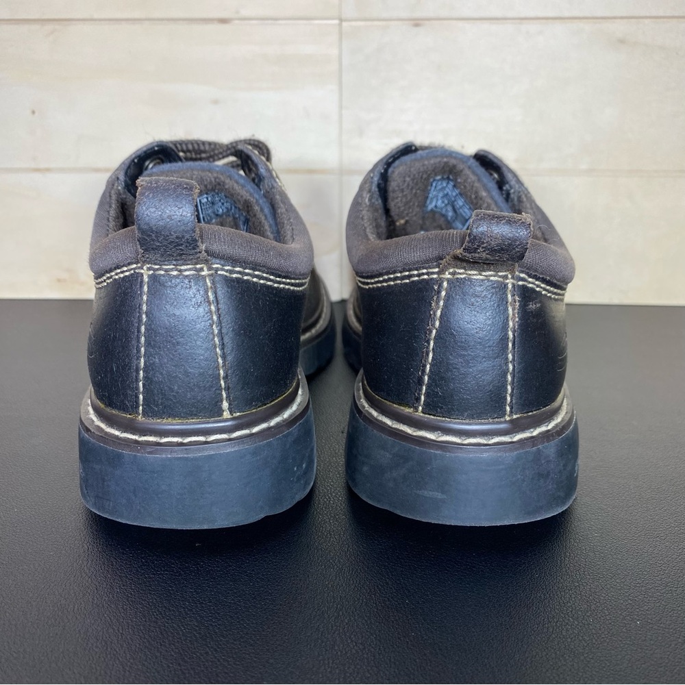 Skechers Y2K Sneakers Vintage Brown Leather Kid's Youth Size 11.5 Shoes 8174L - Picture 6 of 11